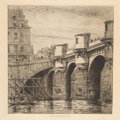 Pont Neuf, Paris af Charles Meryon