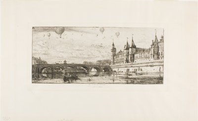 Pont au Change, Paris af Charles Meryon