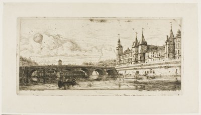 Pont au Change, Paris af Charles Meryon