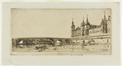 Pont au Change, Paris af Charles Meryon