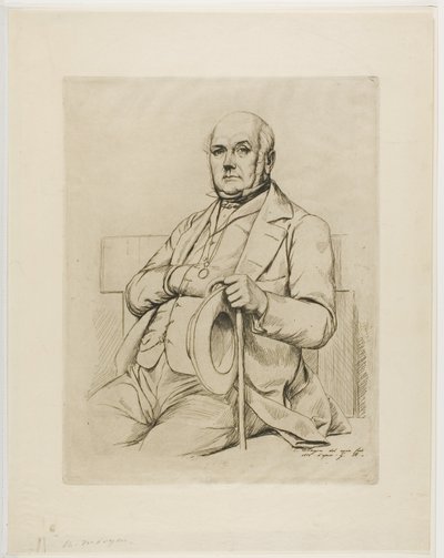 Portræt af Casimir fortællingen af Charles Meryon