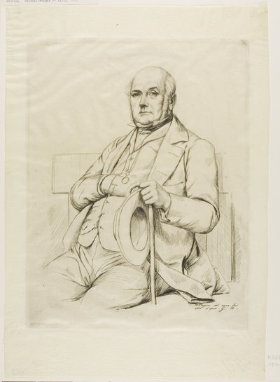 Portræt af Casimir fortællingen af Charles Meryon