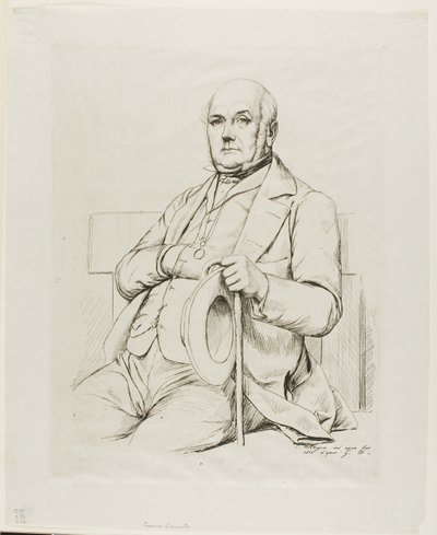 Portræt af Casimir fortællingen af Charles Meryon