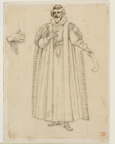 Portræt af François Viete af Charles Meryon