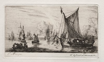 Sydhavsfiskere af Charles Meryon