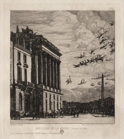 Admiralitetet, Paris af Charles Meryon