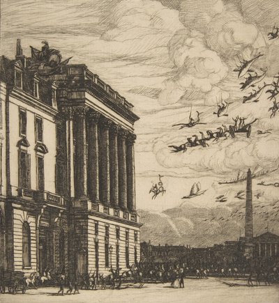 Admiralitetet, Paris, 1865. af Charles Meryon