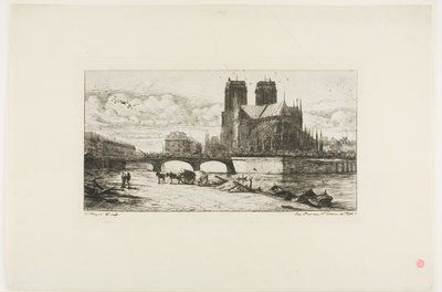 Apsis af Notre-Dame, Paris af Charles Meryon