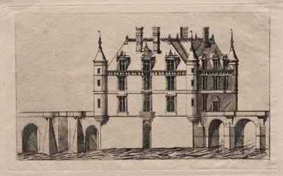 Chateau de Chenonceau af Charles Meryon