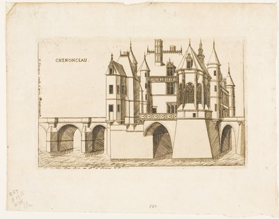 Château of Chenonceau, nr. 2 af Charles Meryon