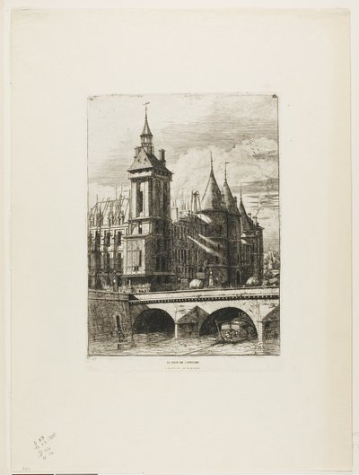 Klokketårnet, Paris af Charles Meryon