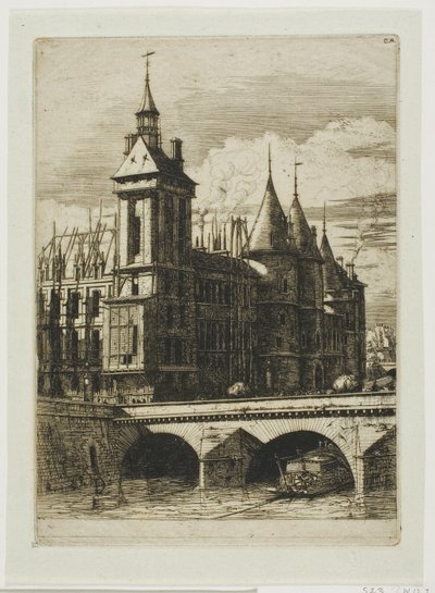 Klokketårnet, Paris af Charles Meryon