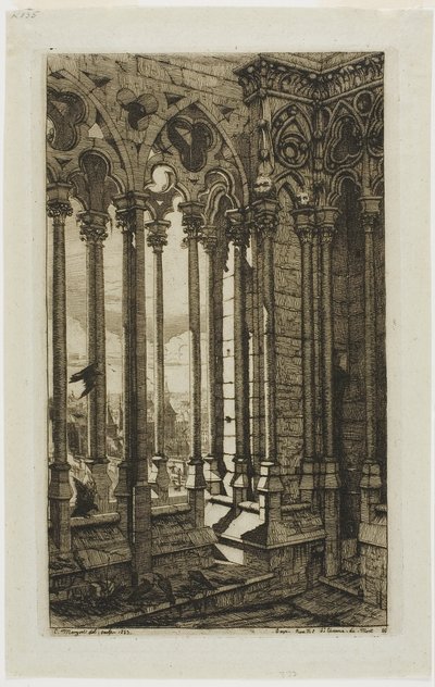 Galleriet Notre-Dame, Paris af Charles Meryon