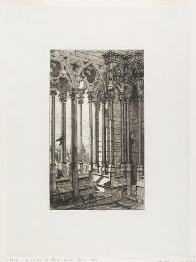 Galleriet Notre-Dame, Paris af Charles Meryon