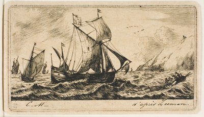 Gallioten af Jean de Vyl fra Rotterdam af Charles Meryon