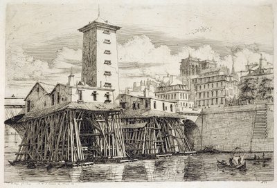 Pumpen, Notre Dame af Charles Meryon
