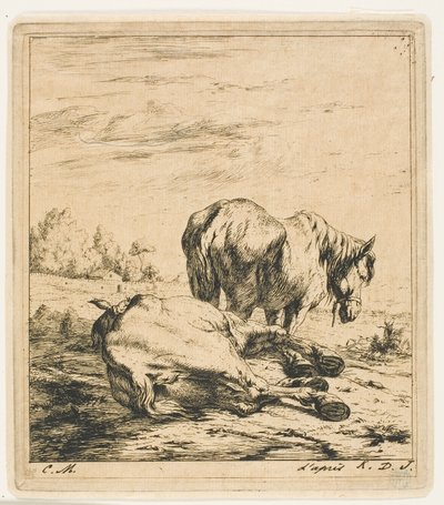 De to Heste af Charles Meryon