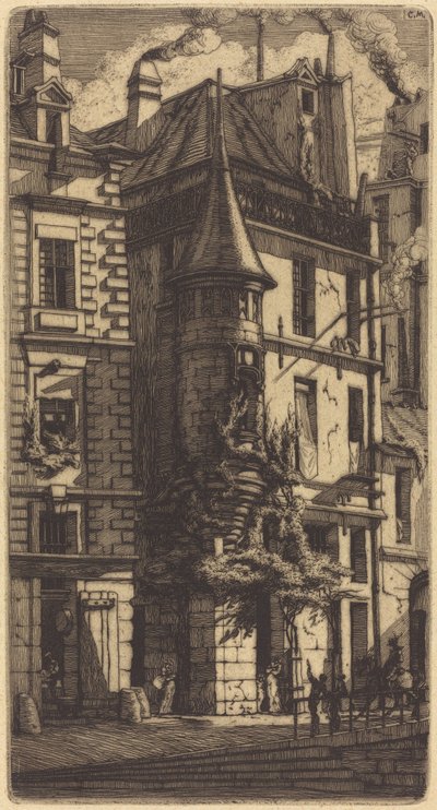 Tårntårn i Rue de la Tixéranderie, Paris (Hus med et tårn, Weavers