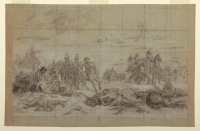 Studie til "Napoleon ved Eylau" af Charles Meynier