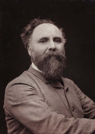 Kunstnerisk og biografisk Album, 5. Aar, Salon 1885; portræt af den franske maler Diogenes Ulysse Napoléon Maillart (1840-1926) af Charles Michelez