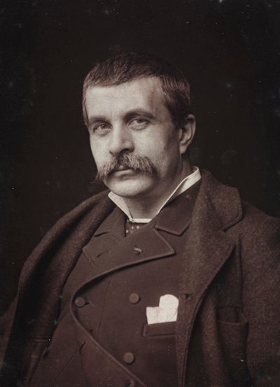Kunstnerisk og biografisk Album, 5. Aar, Salon 1885; portræt af den franske maler Jean-Jules-Antoine Lecomte du Nouÿ (1842-1923) af Charles Michelez
