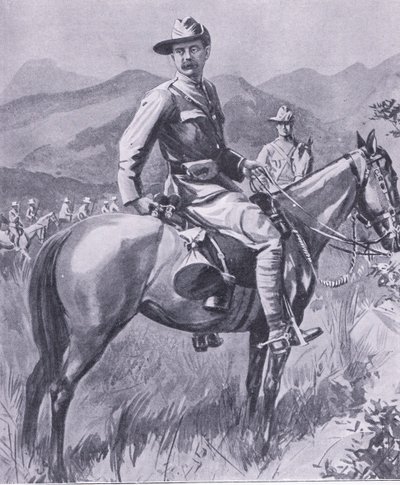 Brigadegeneral Lumer, fra After Pretoria: The Guerilla War udgivet af Harmsworth Bros Limited, 1901 af Charles Mills Sheldon