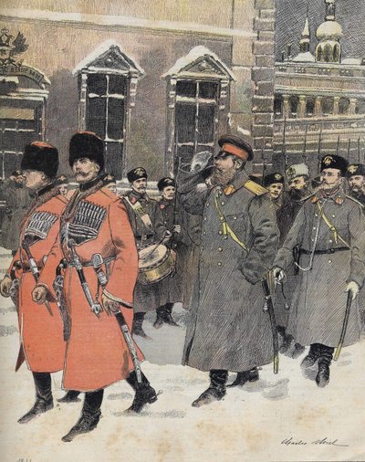 Kejseren (tsaren) af Rusland Alexander III gik til de hellige embeder den 1. januar af Charles Morel