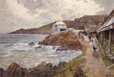 Kystscene af Charles Napier Hemy