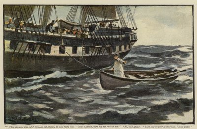 Illustration til The Rehabilitation of the Vigia, af Morley Roberts af Charles Napier Hemy