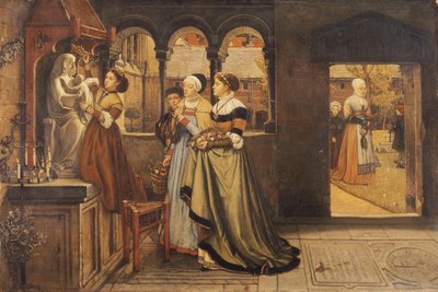 Til Vor Frue Fest, 1868 af Charles Napier Hemy
