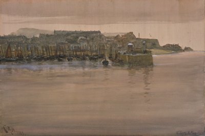 St Ives, juledag, 1908 (wc & gouache på papir) af Charles Napier Hemy