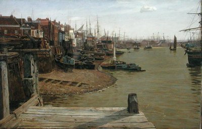 Themsen ved Limehouse af Charles Napier Hemy