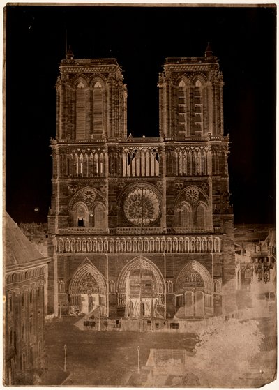 Notre-Dame, Paris af Charles Nègre