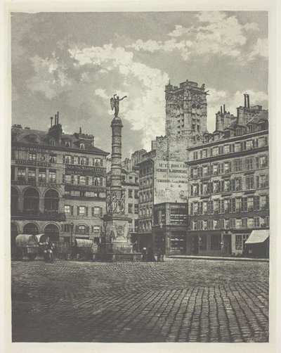 Paris, Place de Chatelet af Charles Nègre