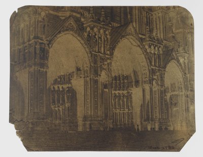 Portalen på sydsiden af katedralen i Chartres af Charles Nègre