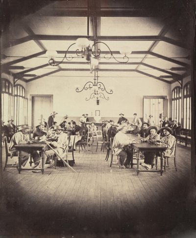 Imperial Asylum of Vincennes, spillelokale, 1858-59. af Charles Nègre