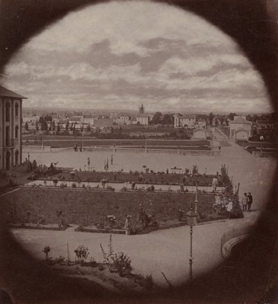 Imperial Asylum of Vincennes, udsigt over Charenton, 1858-59. af Charles Nègre