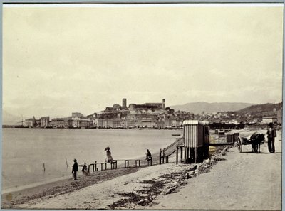 Cannes strand - Fotografi af Charles Nègre af Charles Nègre