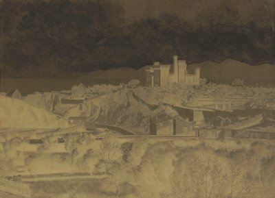 Vallambrosa-slottet, Cannes, ca. 1852 (foto) af Charles Nègre