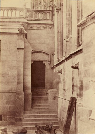 [Indgang til sakristiet, Notre-Dame, Paris]. af Charles Nègre