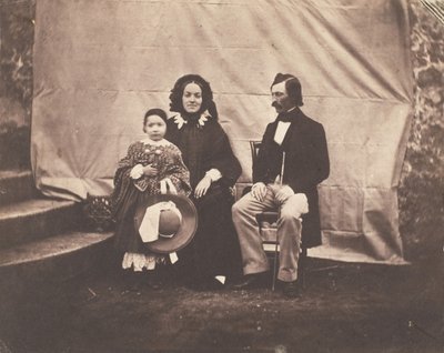 [Familiegruppe], 1854. af Charles Nègre