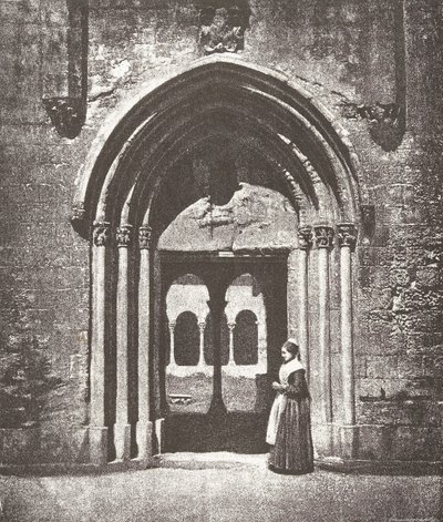 Saint-Trophime Portal, Indgang til Klosteret, Arles, Metropolitan Church Of Saint-Trophime,..., 1852. af Charles Nègre