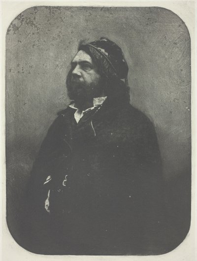 Portræt af Theophile Gautier efter Nadar, ca. 1857, trykt 1982. af Charles Nègre