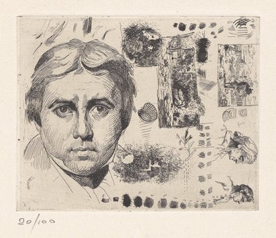 [Portræt af Jean Auguste Dominique Ingres]. af Charles Nègre