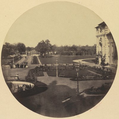 Asylet i Vincennes, ca. 1859. af Charles Nègre
