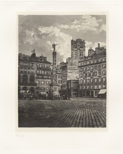 Plade V – Place du Châtelet (Plade V – Place du Châtelet) af Charles Nègre, André Jammes