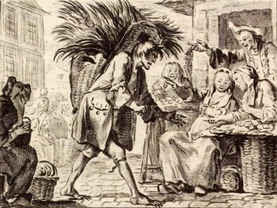 Djævelen fra Papefiguière af Charles Nicolas Cochin