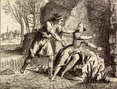 Floden Scamandre af Charles Nicolas Cochin