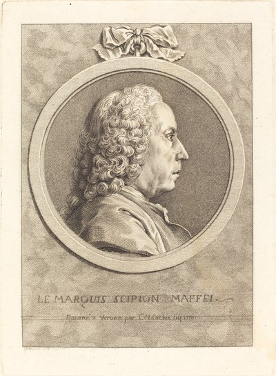 Markis Scipio Maffei af Charles Nicolas Cochin II