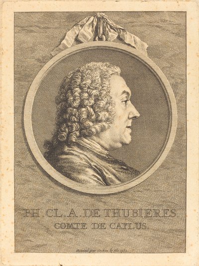 Ph.Cl.A. af Thubieres, greve af Caylus af Charles Nicolas Cochin II